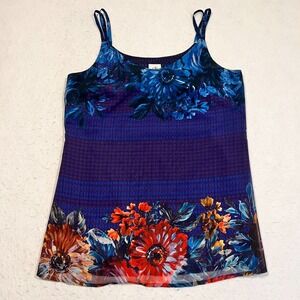 Cabi Artist Cami‎ Top Painterly Floral Women's Size Small #3434
